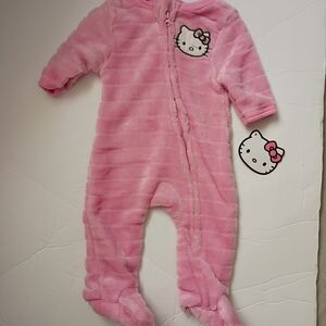 Hello Kitty Pink Fleece Baby Sleeper